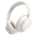 Безжични слушалки Baseus Bass BH1 NC (A0203702) - Bluetooth 6.0, ANC, Hi-Res, 5-Mic ENC, CloudComfort, регулируеми - Бели