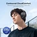 Безжични слушалки Baseus Bass BH1 NC (A0203703) - Bluetooth 6.0, ANC, Hi-Res, 5-Mic ENC, CloudComfort, регулируеми - Черни