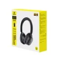 Безжични слушалки Baseus Bass BH1 NC (A0203703) - Bluetooth 6.0, ANC, Hi-Res, 5-Mic ENC, CloudComfort, регулируеми - Черни