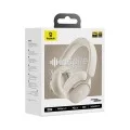 Безжични слушалки Baseus Inspire XH1 (A00085701233-00) - Sound by Bose, BT 6.1, Dolby, ANC, Hi-Res, LDAC, 800mAh - Бели