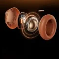 Безжични слушалки Baseus Inspire XH1 (A0203600) - Sound by Bose, BT 6.1, Dolby, ANC, Hi-Res, LDAC, 800mAh - Корал (Sunset Coral)