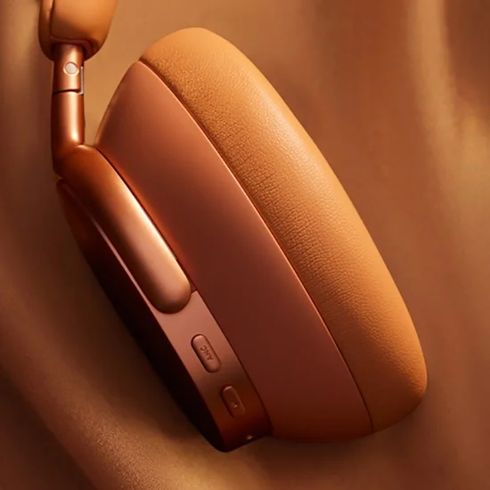 Безжични слушалки Baseus Inspire XH1 (A0203600) - Sound by Bose, BT 6.1, Dolby, ANC, Hi-Res, LDAC, 800mAh - Корал (Sunset Coral)