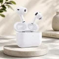 Безжични слушалки Borofone (BW99) - Bluetooth V6.0, TWS, ANC, USB-C зареждане, 4 часа време за възпроизвеждане - Бял