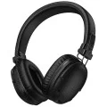 Безжични слушалки Borofone Suenos (BO34) - Over-Ear, Bluetooth V5.4, 32 часа време за възпроизвеждане, бързо зареждане, PU кожа - Черен