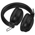 Безжични слушалки Borofone Suenos (BO34) - Over-Ear, Bluetooth V5.4, 32 часа време за възпроизвеждане, бързо зареждане, PU кожа - Черен