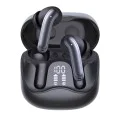 Безжични слушалки EchoFit Pro (CW5) - Techsuit - Bluetooth V5.4, ANC + ENC, 400mAh, Multi-Connect, 6 микрофона - Черно
