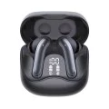 Безжични слушалки EchoFit Pro (CW5) - Techsuit - Bluetooth V5.4, ANC + ENC, 400mAh, Multi-Connect, 6 микрофона - Черно