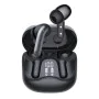 Безжични слушалки EchoFit Pro (CW5) - Techsuit - Bluetooth V5.4, ANC + ENC, 400mAh, Multi-Connect, 6 микрофона - Черно