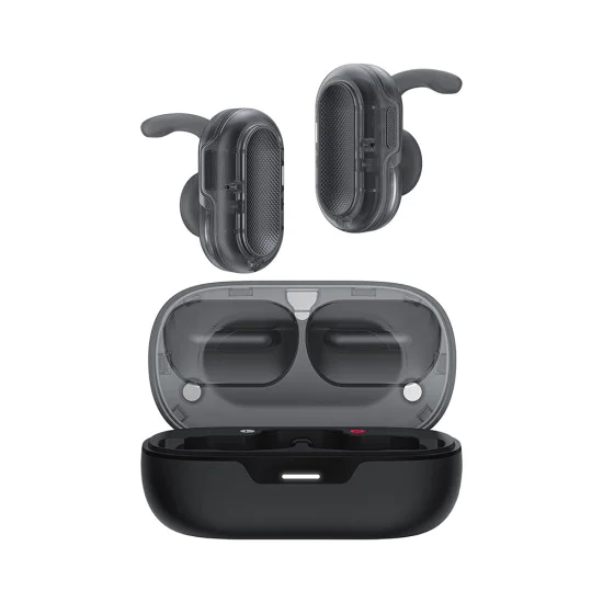 Безжични слушалки FA003 – Acefast Acefit Neo, USB-C, IPX4, Bluetooth 5.3, намаляване на шума при повикване, басов ефект, 500mAh – черни