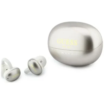 Безжични слушалки Guess Wireless Earbuds Metalic Finish Electropated Parts Classic (GUTWSOL3MEGD) - OWS слушалки, BT5.4, 300mAh - Златист
