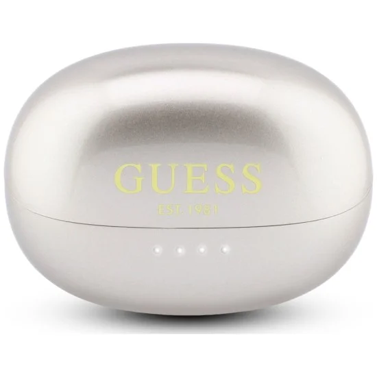 Безжични слушалки Guess Wireless Earbuds Metalic Finish Electropated Parts Classic (GUTWSOL3MEGD) - OWS слушалки, BT5.4, 300mAh - Златист
