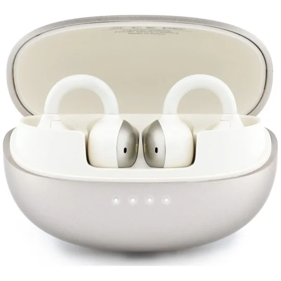 Безжични слушалки Guess Wireless Earbuds Metalic Finish Electropated Parts Classic (GUTWSOL3MEGD) - OWS слушалки, BT5.4, 300mAh - Златист