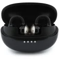 Безжични слушалки Guess Wireless Earbuds Metalic Finish Electropated Parts Classic (GUTWSOL3MEGK) - OWS слушалки, BT5.4, 300mAh - Черен