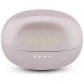 Безжични слушалки Guess Wireless Earbuds Metalic Finish Electropated Parts Classic (GUTWSOL3MEGP) - OWS слушалки, BT5.4, 300mAh - Розов