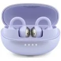 Безжични слушалки Guess Wireless Earbuds Metalic Finish Electropated Parts Classic (GUTWSOL3MEGU) - OWS слушалки, BT5.4, 300mAh - Лилав