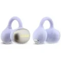 Безжични слушалки Guess Wireless Earbuds Metalic Finish Electropated Parts Classic (GUTWSOL3MEGU) - OWS слушалки, BT5.4, 300mAh - Лилав