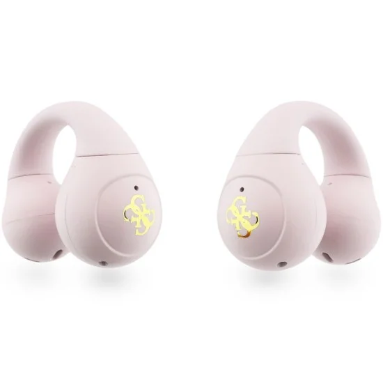 Безжични слушалки Guess Wireless Earbuds Mini Classic (GUTWSW85LEEP) - Open-ear, Bluetooth, TWS, спортен дизайн - Розов
