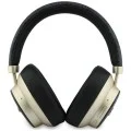 Безжични слушалки Guess Wireless Headphones 4G Gold Script Metal (GUBHP83P4CSCMK) - Bluetooth 5.4, вграден микрофон, ENC, 300mAh - Черен