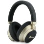 Безжични слушалки Guess Wireless Headphones 4G Gold Script Metal (GUBHP83P4CSCMK) - Bluetooth 5.4, вграден микрофон, ENC, 300mAh - Черен