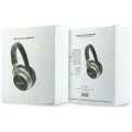 Безжични слушалки Guess Wireless Headphones 4G Gold Script Metal (GUBHP83P4CSCMW) - Bluetooth 5.4, вграден микрофон, ENC, 300mAh - Кафяв