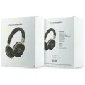 Безжични слушалки Guess Wireless Headphones Grained Triangle Logo (GUBHP72PGTCSW) - Bluetooth, ENC технология, Over-ear, еко кожа - Кафяв