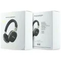 Безжични слушалки Guess Wireless Headphones Metal 4G Script Logo (GUBHP72P4SMDK) - Bluetooth, ENC технология, Over-ear, еко кожа - Черен
