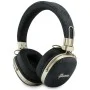 Безжични слушалки Guess Wireless Headphones Metal 4G Script Logo (GUBHP72P4SMDK) - Bluetooth, ENC технология, Over-ear, еко кожа - Черен