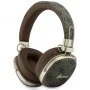 Безжични слушалки Guess Wireless Headphones Metal 4G Script Logo (GUBHP72P4SMDW) - Bluetooth, ENC технология, Over-ear, еко кожа - Кафяв