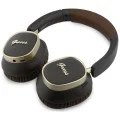 Безжични слушалки Guess Wireless Headphones Rectangle Metal Script (GUBHV28HGCSMW) - Over-ear, Bluetooth, ENC технология, еко кожа - Кафяв