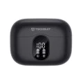 Безжични слушалки WaveBeat 100 (CW3) - Techsuit - Bluetooth V5.4, 300mAh, ANC + ENC, 4 микрофона - Черно