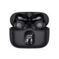 Безжични слушалки WaveBeat 100 (CW3) - Techsuit - Bluetooth V5.4, 300mAh, ANC + ENC, 4 микрофона - Черно