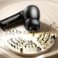 Безжични слушалки WaveBeat 100 (CW3) - Techsuit - Bluetooth V5.4, 300mAh, ANC + ENC, 4 микрофона - Черно