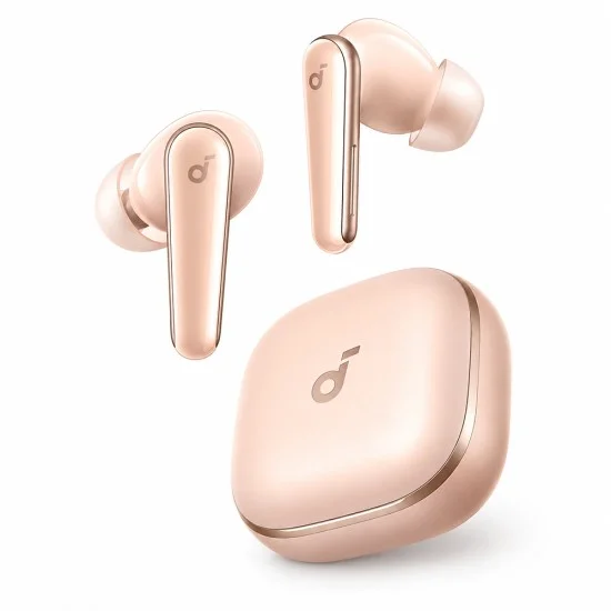 Безжични слушалки Wireless Earbuds SoundCore Liberty 5 (A3957G51) - с Dolby Audio, Bluetooth 5.4, Шумопотискане - Anker - Розов