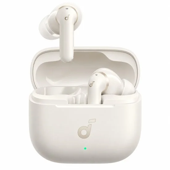 Безжични слушалки Wireless Earbuds SoundCore P42i (D1205G21) - TWS, Шумопотискане, Bluetooth 6.1, Адаптивен ANC, IP55 - Anker - Бял