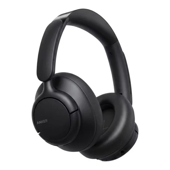 Безжични слушалки Wireless Headphones Soundcore Q31i (D1404G11) - Адаптивен ANC, 80H Време за възпроизвеждане, Hi-Res Audio с LDAC, Мултиточково свързване - Anker - Черен