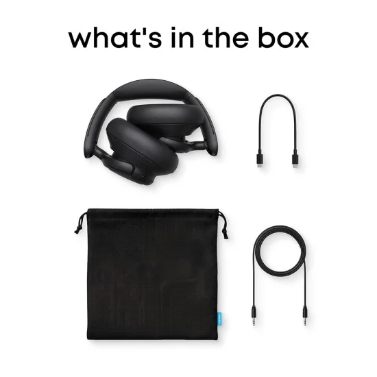 Безжични слушалки Wireless Headphones Soundcore Q31i (D1404G11) - Адаптивен ANC, 80H Време за възпроизвеждане, Hi-Res Audio с LDAC, Мултиточково свързване - Anker - Черен