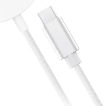 Безжично зарядно устройство 3mk Wireless Charger incharge® Align - MagSafe технология, 25W, Qi2.2 - Бял