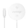 Безжично зарядно устройство 3mk Wireless Charger incharge® Align - MagSafe технология, 25W, Qi2.2 - Бял