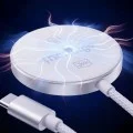 Безжично зарядно устройство 3mk Wireless Charger incharge® Align - MagSafe технология, 25W, Qi2.2 - Бял
