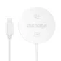 Безжично зарядно устройство 3mk Wireless Charger incharge® Align - MagSafe технология, 25W, Qi2.2 - Бял