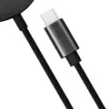 Безжично зарядно устройство 3mk Wireless Charger incharge® Align - MagSafe технология, 25W, Qi2.2 - Черен
