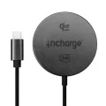 Безжично зарядно устройство 3mk Wireless Charger incharge® Align - MagSafe технология, 25W, Qi2.2 - Черен