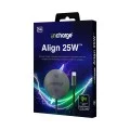 Безжично зарядно устройство 3mk Wireless Charger incharge® Align - MagSafe технология, 25W, Qi2.2 - Черен