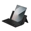 Безжична клавиатура Dux Ducis Keyboard Mini - с калъф, Bluetooth 5.0, универсална, USB-C, 180mAh, английска подредба - Черен
