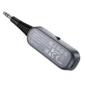 Bluetooth аудио приемник и предавател AUX Borofone Clear Way (BC51) - жак 3.5mm, Bluetooth V5.4, Plug&Play - Сив