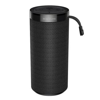 Bluetooth колонка Borofone Loud (BR105) - 10W, Bluetooth V5.4, TWS, FM радио, USB/TF карта - Тъмно сив