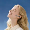 Блутут слушалка Techsuit Bluetooth Headset Vocelis Pro (CB4) - Хендсфри, с кука за ухо - Синя