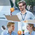 Блутут слушалка Techsuit Bluetooth Headset Voicera (CB3) - Хендсфри, шумозаглушаваща - Черна