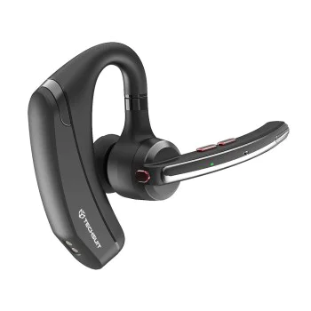 Блутут слушалка Techsuit Premium Bluetooth Headset SoundForce Pro (G10) - Хендсфри, двоен микрофон - Черна