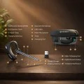Блутут слушалка Techsuit Premium Bluetooth Headset SoundForce Pro (G10) - Хендсфри, двоен микрофон - Черна